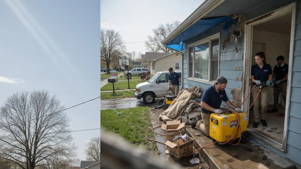 Basement Flood Cleanup in Merrill, WI near me